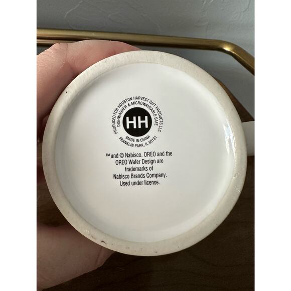 Vintage Nabisco Oreo Cookie coffee mug, ceramic, How do you eat an Oreo - Picture 5 of 7